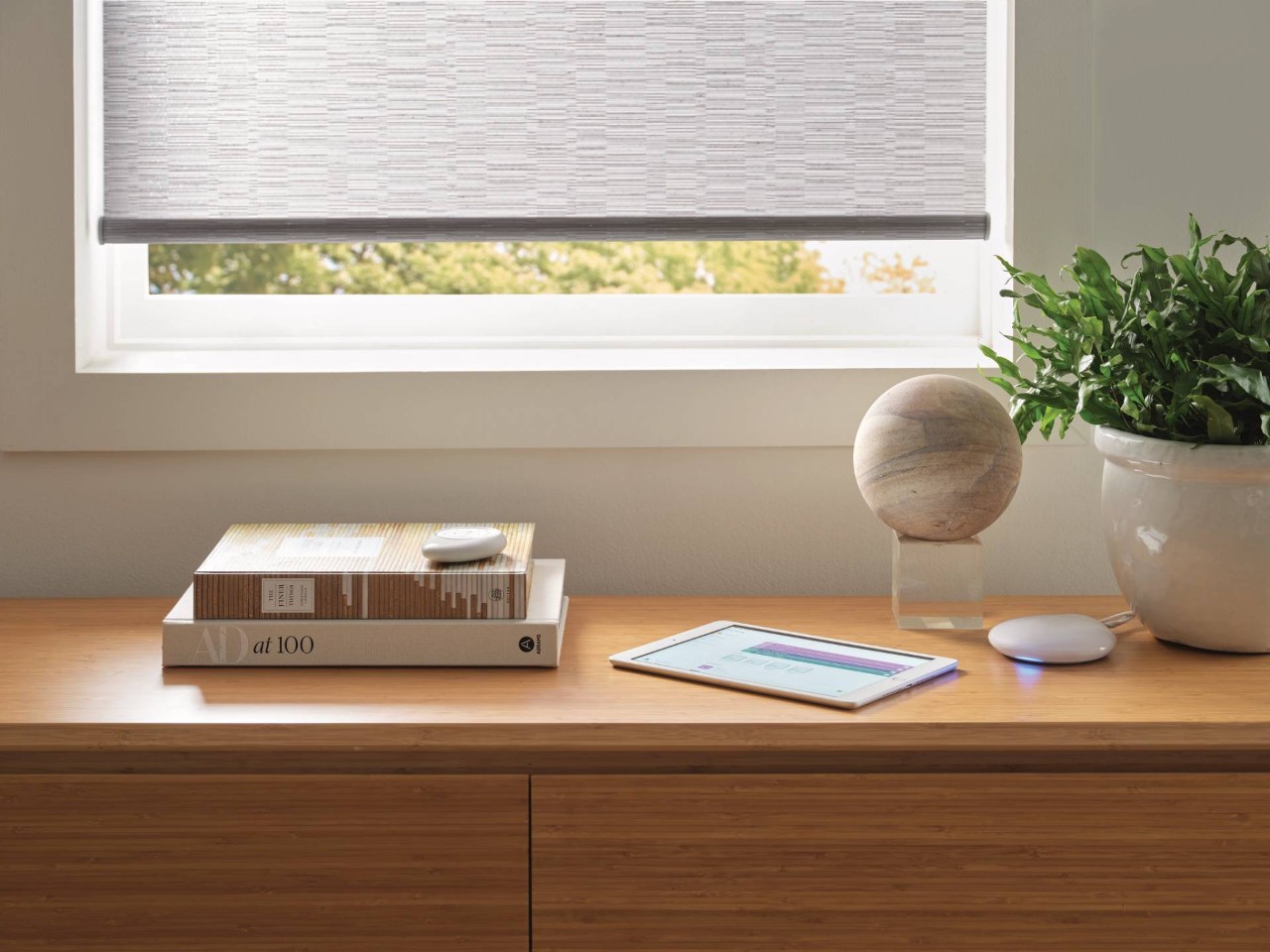 Hunter Douglas Designer Roller Shades with PowerView® Automation near Dallas, Texas (TX)